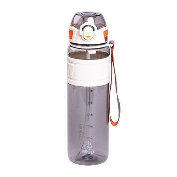Пляшка для води Houo спортивна 1 літр з фліп кришкою біла HP-14-33W HP-14-33W фото