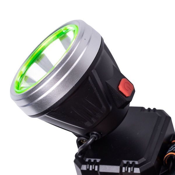 Налобний ліхтар акумуляторний 9х8х7 см 5 В 3 режими роботи LED HP-JG-3 HP-JG-3 фото