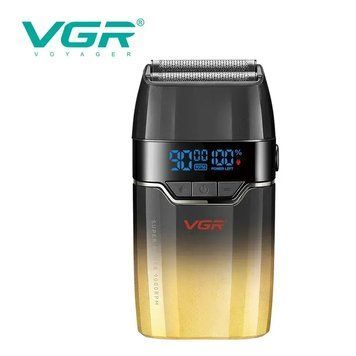 Профессиональный аккумуляторный шейвер для бритья бороды и усов VGR шейвер для идеальной гладкости Grant V-308 фото