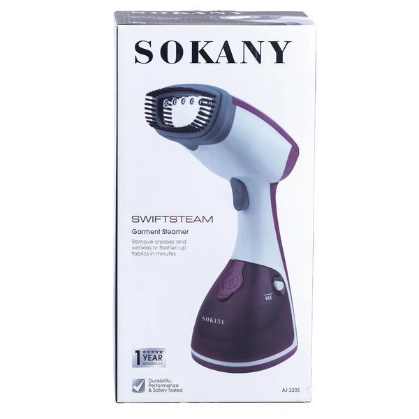 Ручний відпарювач для одягу SOKANY 250 мл Темно-синій Lugi AJ2205BL AJ2205BL фото