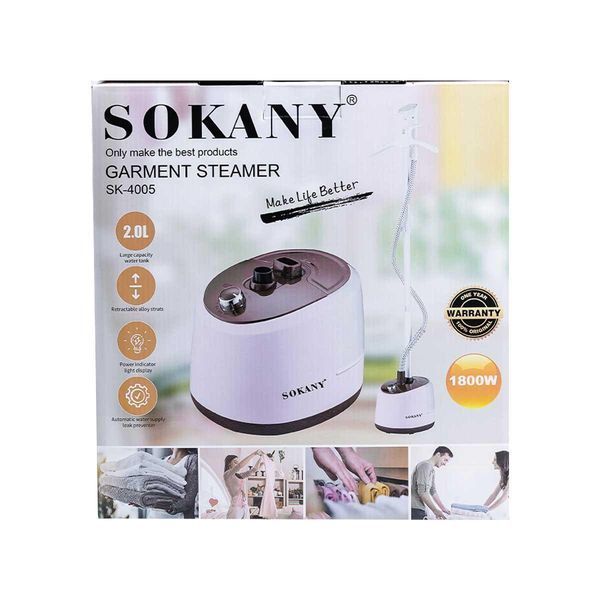 Напольный отпариватель для одежды Sokany SK4005BR на 2 л 1800 Вт SK4005BR фото