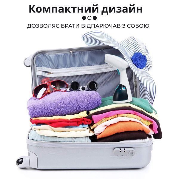 Ручний відпарювач для одягу SOKANY 250 мл Темно-синій Lugi AJ2205BL AJ2205BL фото