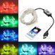 Светодиодная умная гирлянда Smart Роса RGB 100 LED с Bluetooth для елки от USB 10м Jam3939 фото 4