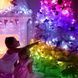 Светодиодная умная гирлянда Smart Роса RGB 100 LED с Bluetooth для елки от USB 10м Jam3939 фото 7