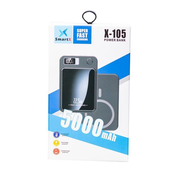 Бездротовий повербанк зі швидкою зарядкою на 5000 mah X105 X105 фото