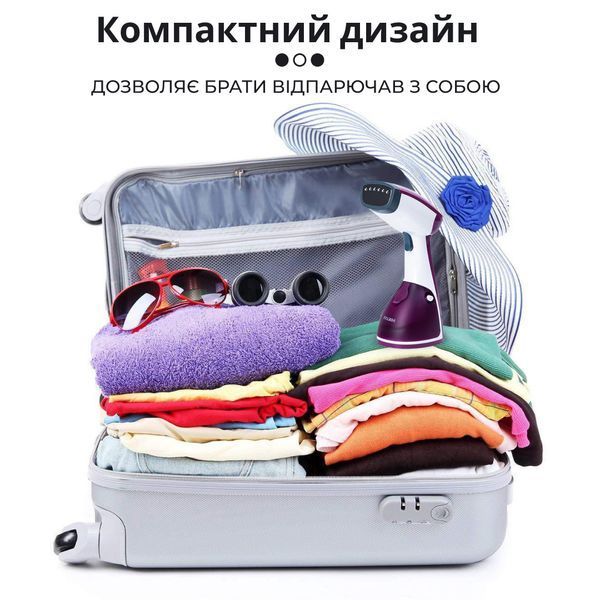 Ручний відпарювач для одягу SOKANY 250 мл Фіолетовий Lugi AJ2205V AJ2205V фото