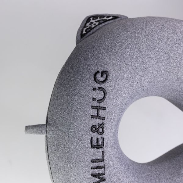 Подушка для шеи Smile&Hug U-образная темно-серый HP-56-14G HP-56-14G фото