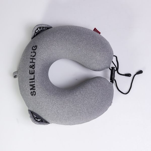 Подушка для шеи Smile&Hug U-образная темно-серый HP-56-14G HP-56-14G фото