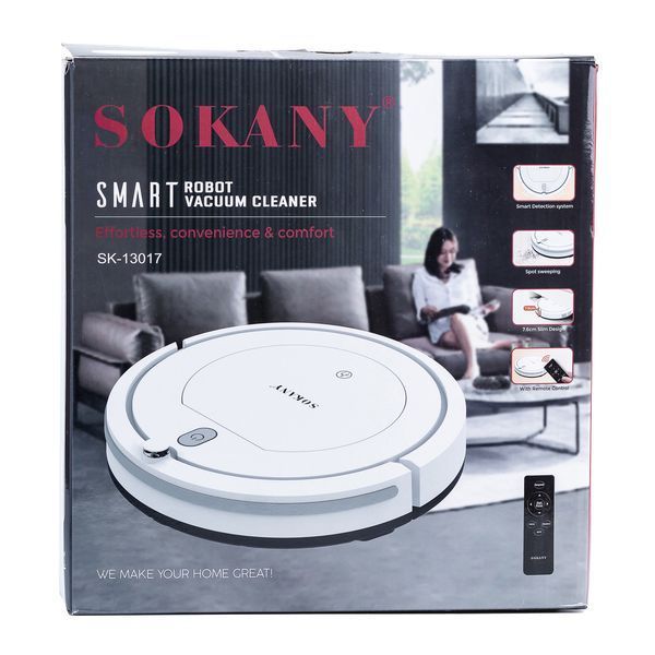Робот-пилосос Sokany SK13017B чорний SK13017B фото