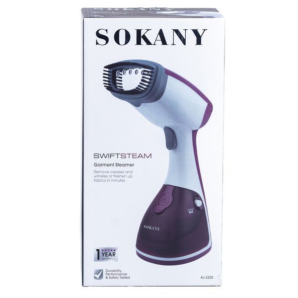 Ручний відпарювач для одягу SOKANY 250 мл Фіолетовий Lugi AJ2205V AJ2205V фото
