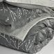 Простыня петрикор 160x230 см сатин 200 тс 100% хлопок серый с принтом BL-FS-13 GRAY/PRINT фото 4