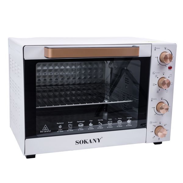 Настольная электродуховка для дома 60 л электропечь, духовая печь Sokany 1700 Вт духовка SK10010 SK10010 фото