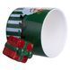 Чашка порцелянова новорічна Merry Christmas 400 (мл) Зелена Yiwu FM-CS-49GR FM-CS-49GR фото 3