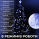 Світлодіодна гірлянда Нитка 200 LED, 10 метрів прозора, синя Garlando Синій W200LEDBL фото 4