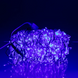 Уличная гирлянда бахрома 12 (м) 200 led светодиодов наружная синяя белый провод Garlando Синій 12м 12MWBL фото 10