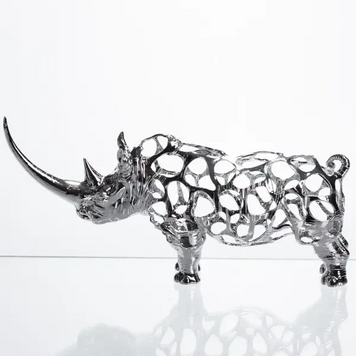 Декоративная фигурка Rhinoceros 23x6x10 см металлическая HP-7-23 HP-7-23 фото