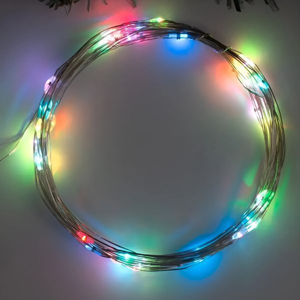Светодиодная гирлянда Конский хвост 600 LED, 20 нитей по 3 метра, мультиколор 1733013ML фото