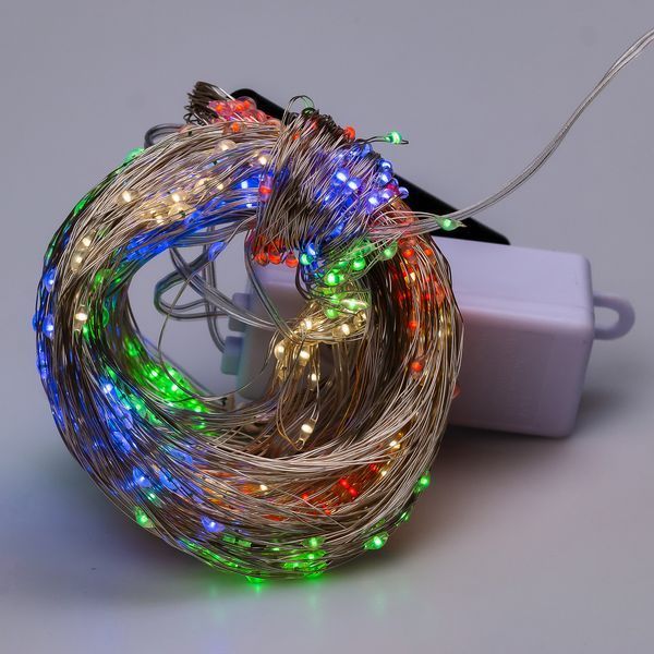Светодиодная гирлянда Конский хвост 600 LED, 20 нитей по 3 метра, мультиколор 1733013ML фото