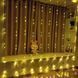 Гирлянда-штора Водопад 2х2 м, 160 LED световой занавес со статическим режимом, теплый свет 2125062 фото 6