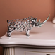Декоративная фигурка Rhinoceros 23x6x10 см металлическая Yiwu Сріблястий HP-7-23 фото 2