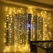 Гирлянда-штора Водопад 2х2 м, 160 LED световой занавес со статическим режимом, теплый свет 2125062 фото 2