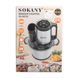 Чоппер измельчитель 600 Вт 6 лезвий с чашей на 2,5 литра мясорубка Sokany SK-06035 SK-06035 фото 9