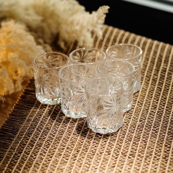 Набор рюмок для виски Shot glass 6 штук по 75 мл HP-17-34 HP-17-34 фото