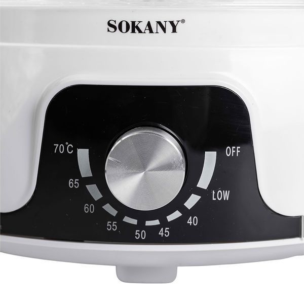 Сушарка для фруктів та овочів електрична 350 Вт 5 лотків Sokany SK-10072 SK-10072 фото