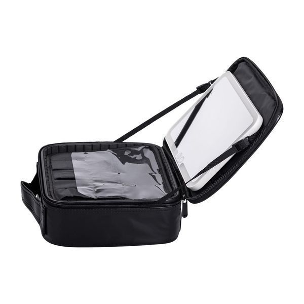 Органайзер косметичка из эко кожи с зеркалом и подсветкой 26&times;22&times;9 см HP-10-2AB HP-10-2AB фото