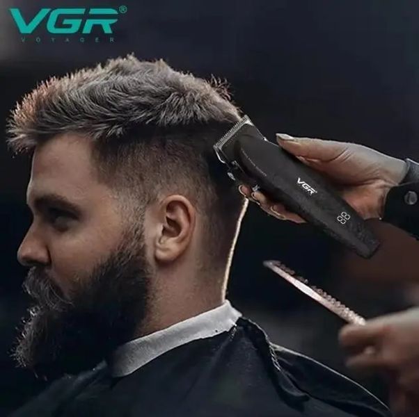 Профессиональный набор для стрижки волос VGR V-640 Машинка и триммер с дисплеем sp9566 фото