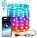 Новогодняя умная светодиодная гирлянда Encora Xmas Lights, 100LED, 10М с управлением через Bluetooth 2124077 фото 1