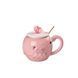 Чашка порцелянова Flamingo 500мл з кришкою і ложкою чашки для кави Smile HPCY8276SM HPCY8276SM фото 1
