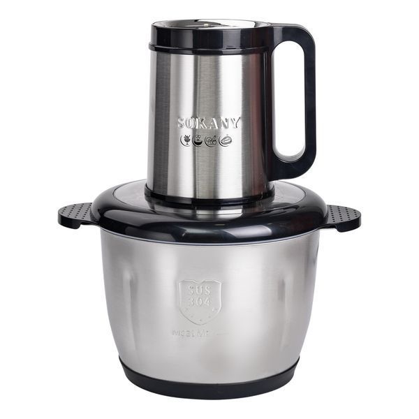 Чоппер измельчитель 800 Вт 4 лезвия с чашей на 2,5 литра мясорубка Sokany SK-06026 SK-06026 фото