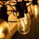 Уличная гирлянда ретро-формата на 10 Led-ламп, длина 5 метров, теплое белое освещение M16908 фото 1