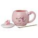 Чашка порцелянова Flamingo 500мл з кришкою і ложкою чашки для кави Nice day HPCY8276ND HPCY8276ND фото 2
