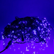 Гирлянда Бахрома уличная 600 LED 36 м от сети чёрная нить, синий GarlandoPro Синій 36м 36МBBL фото 10