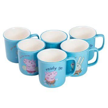 Набір із 6 чашок Peppa Pig, 150 мл, синій HP-15-17-1 HP-15-17-1 фото