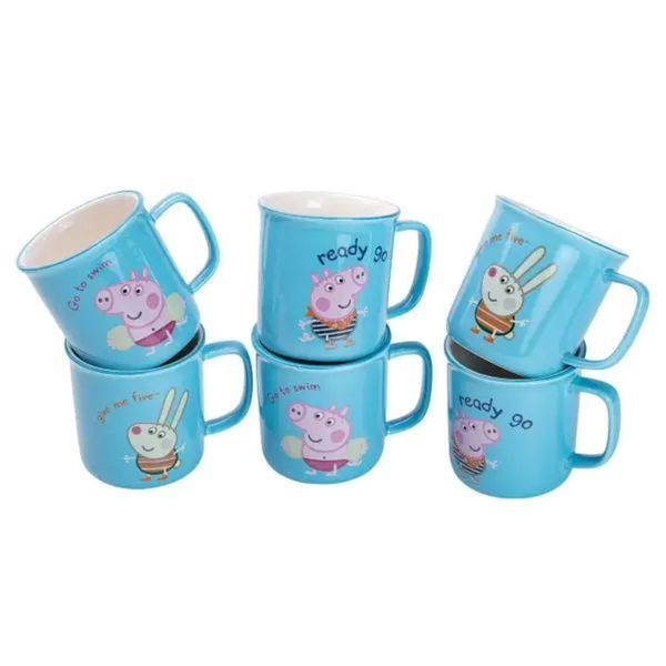 Набір із 6 чашок Peppa Pig, 150 мл, синій HP-15-17-1 HP-15-17-1 фото