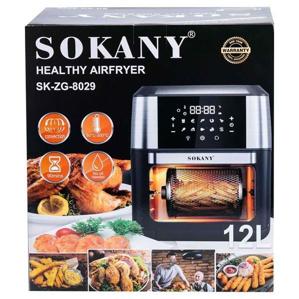 Аэрофритюрница Sokany на 12 л, 1800Вт SKZG8029 SKZG8029 фото