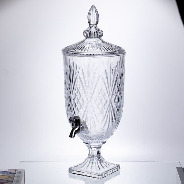 Лимонадниця Classic Crystal 5л із краном HP-19-297 глек диспенсер для напоїв прозорий HP-19-297 фото