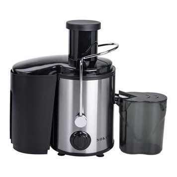 Соковыжималка шнековая электрическая с чашей Sokany SK-4000 800 Вт Черная SK-4000 фото