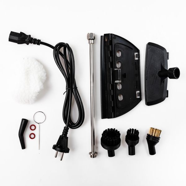 Пароочисник ручний Steam Cleaner 2500 Вт із набором та баком 1.2л HP-SC-002-white HP-SC-002-white фото
