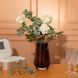 Ваза для квітів скляна 22 см скляна з кольорового скла 1. 7 л Коричнева Flower Season Коричневий HP-10-26 фото 2