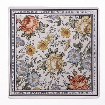 Коврик для ванной комнаты Flowers 58*58 см диатомитовый HP-42-7 HP-42-7 фото