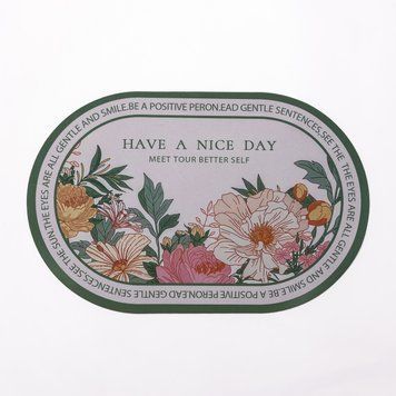 Диатомитовый овальный коврик Have A Nice Day 38&times;58 (см) влаговпитывающий HP-42-59 HP-42-59 фото