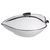 Супница 800 (мл) фарфоровая 32&times;21&times;16 (см) с крышкой Белый с серебром XL-4054AS XL-4054AS фото
