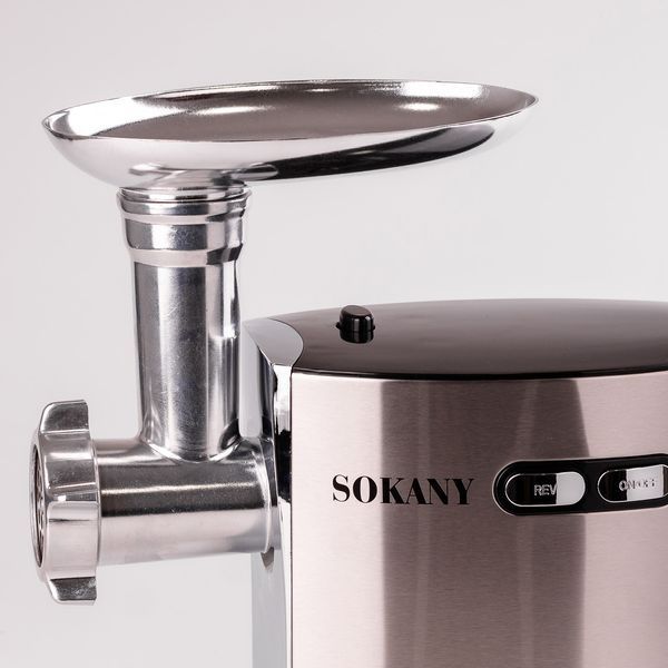 М'ясорубка Sokany SK091 для дому 2500 Вт сталь SK091 фото