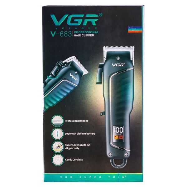 Машинка для стрижки LED професійна з насадками VGR HP-V-683 HP-V-683 фото