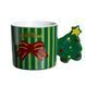 Чашка порцелянова новорічна Merry Christmas 400 мл Зелена Yiwu FM-CS-51GR FM-CS-51GR фото 1