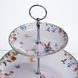 Етажерка Garden Rabbits порцелянова для фруктів та десертів 23*24 см Yiwu Білий HP-7323-6 фото 5